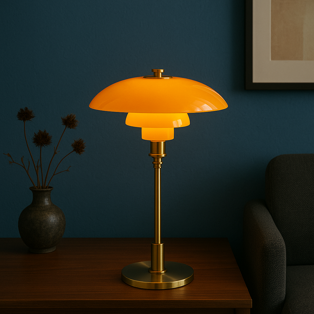 Table Lamp | Layered Shade Lighting