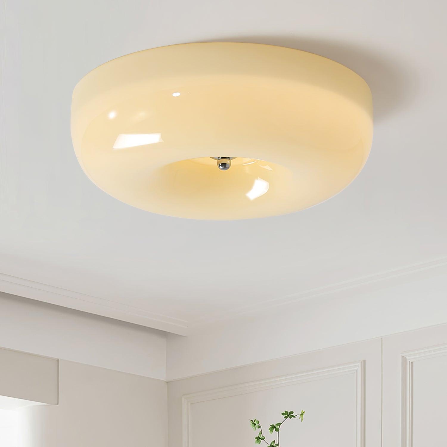 Ceiling Light | Round Flush Fixture