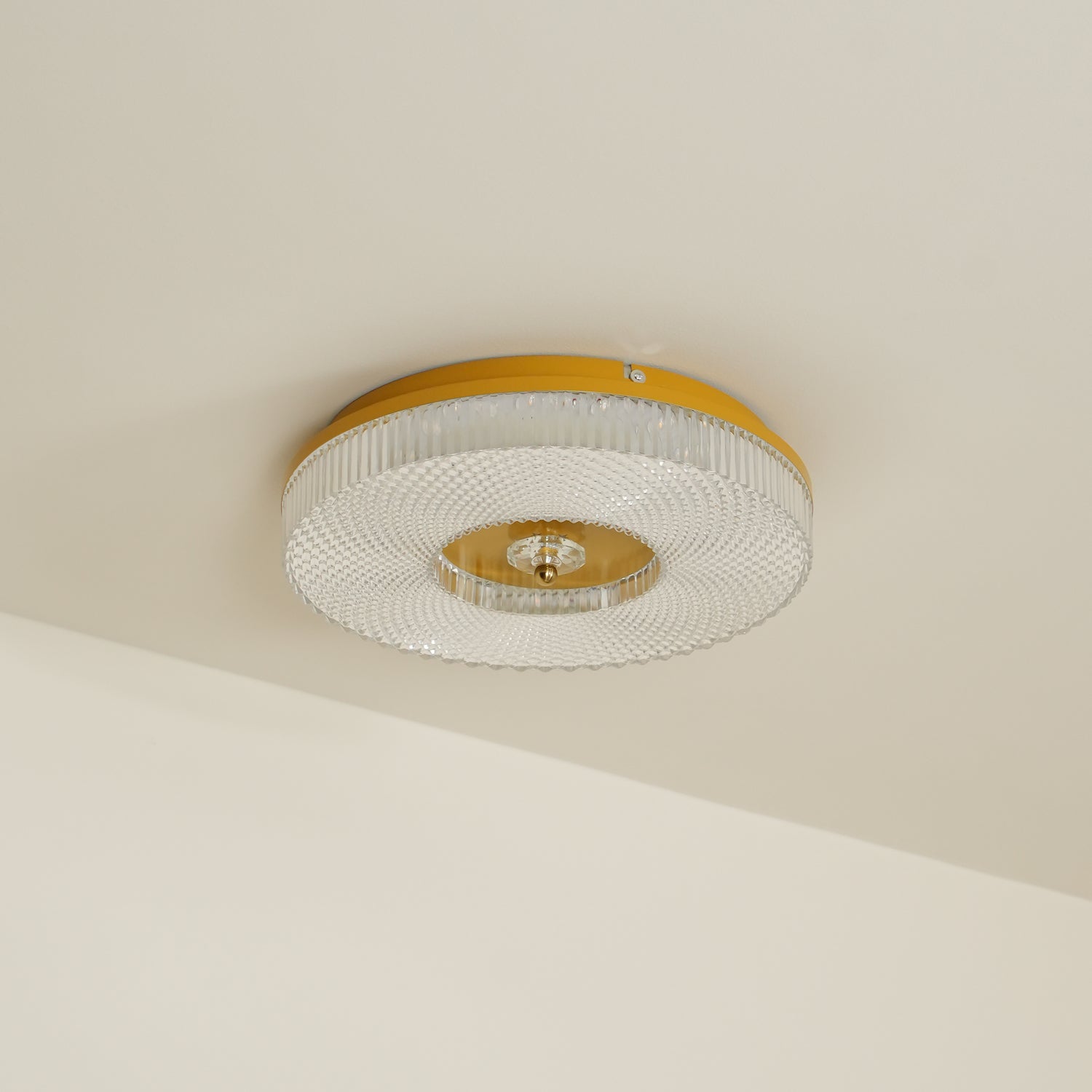 Ceiling Light | Round LED Textured Flush