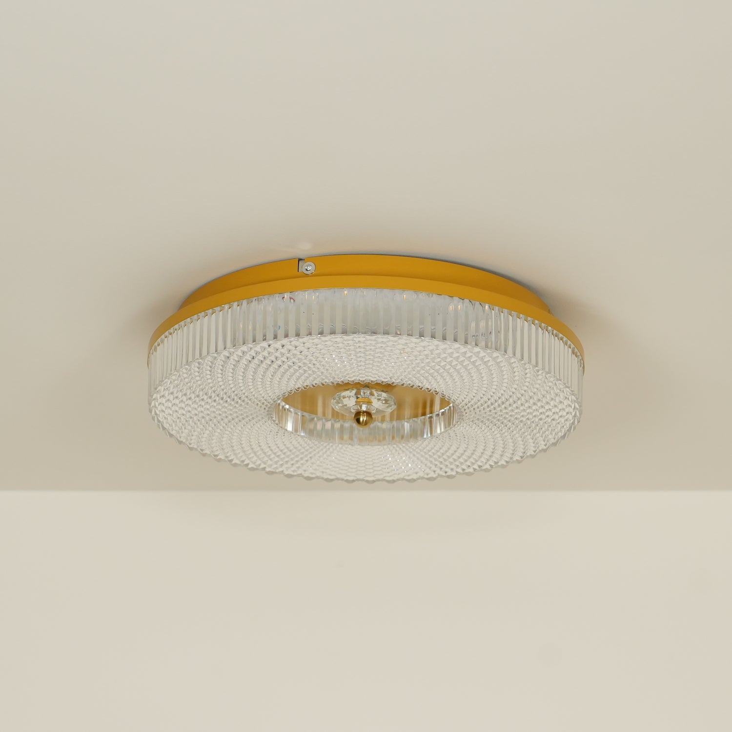 Ceiling Light | Round LED Textured Flush