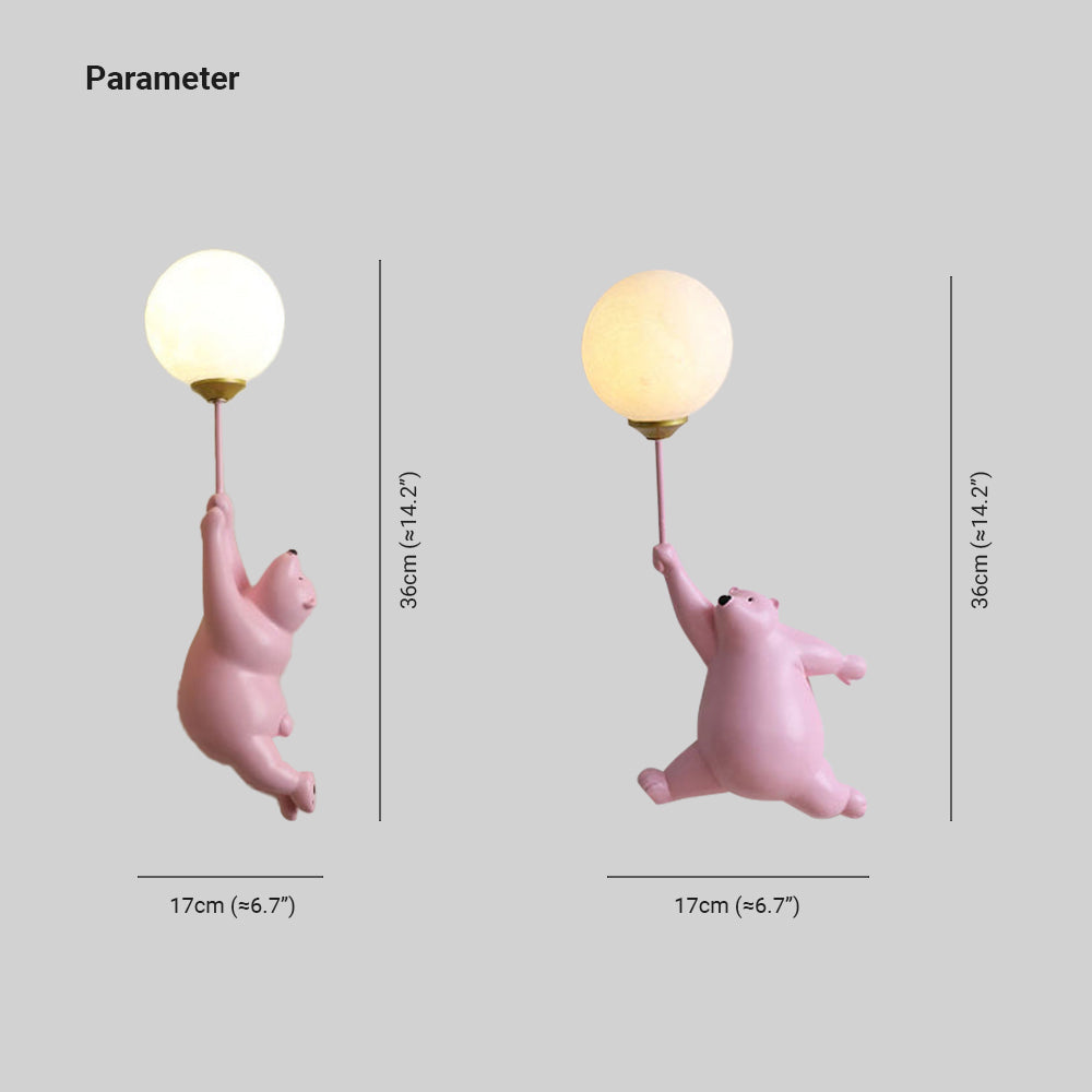 Wall Light | Bear Balloon Lamp