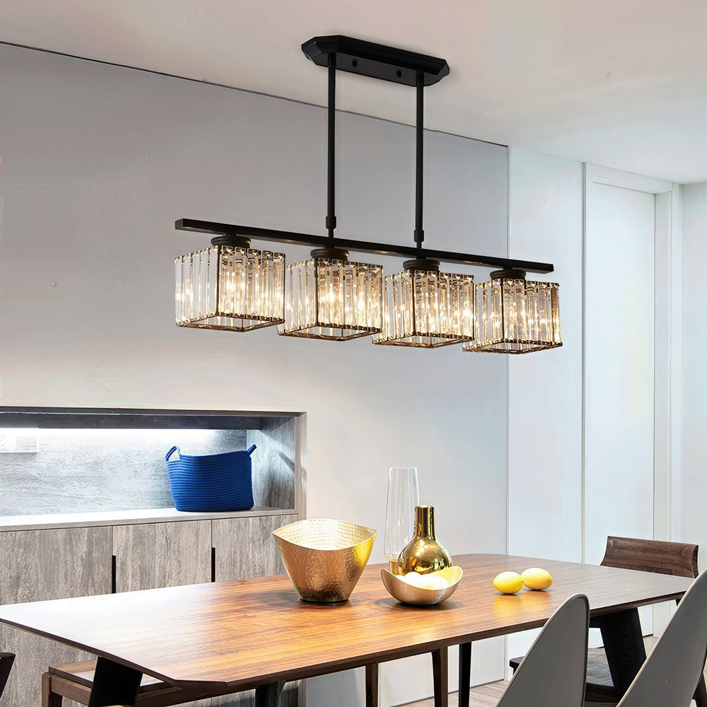 Pendant Light | Rectangular Multi Glass Shade