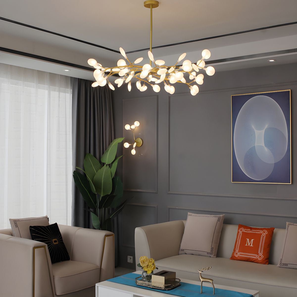 Chandelier Light |  30 to 63 Heads