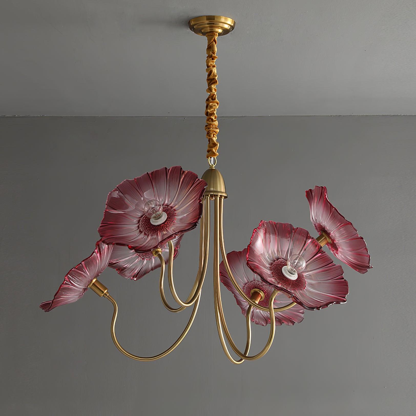 Chandelier Light | Ceiling Lamp with Lutos Flower Design