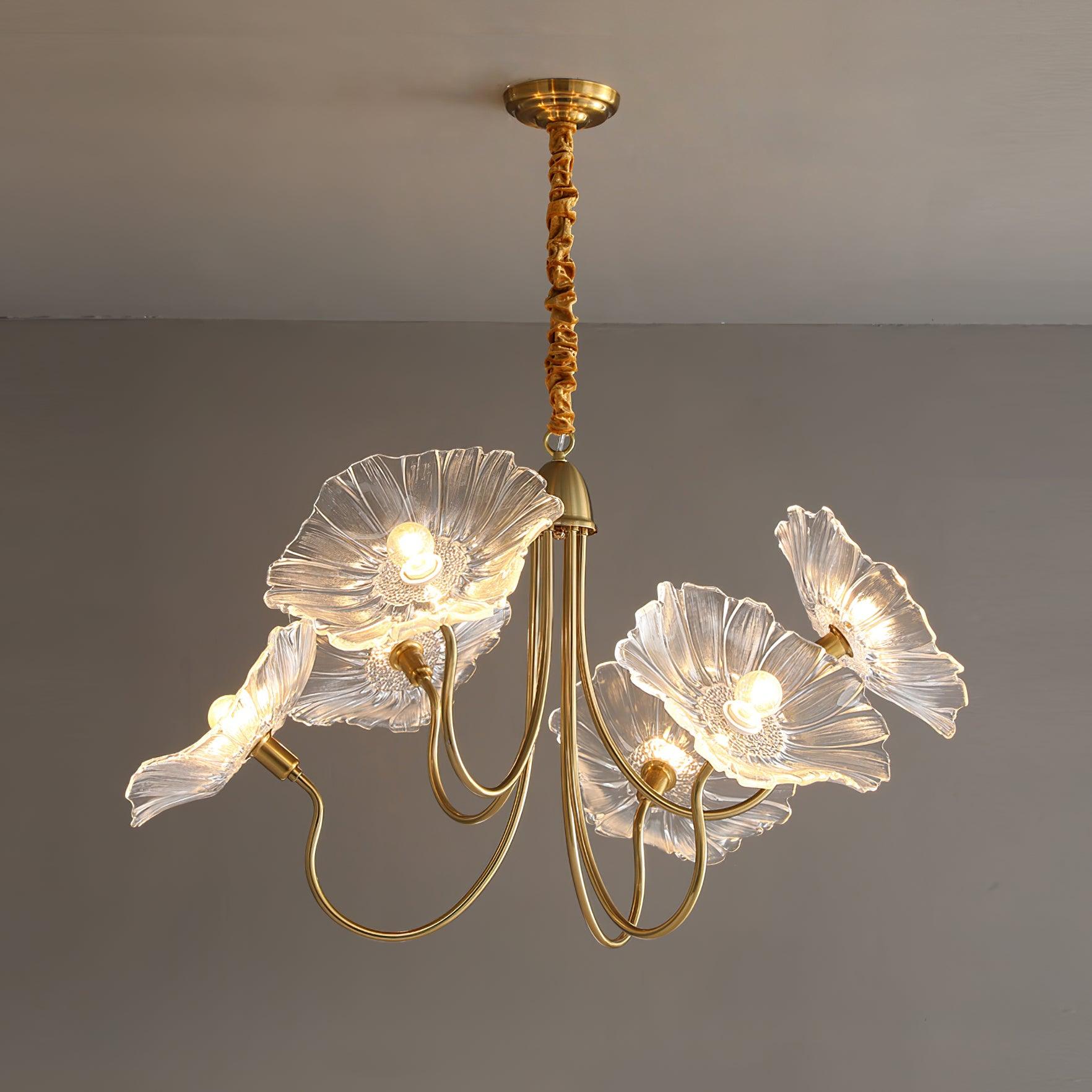 Chandelier Light | Ceiling Lamp with Lutos Flower Design