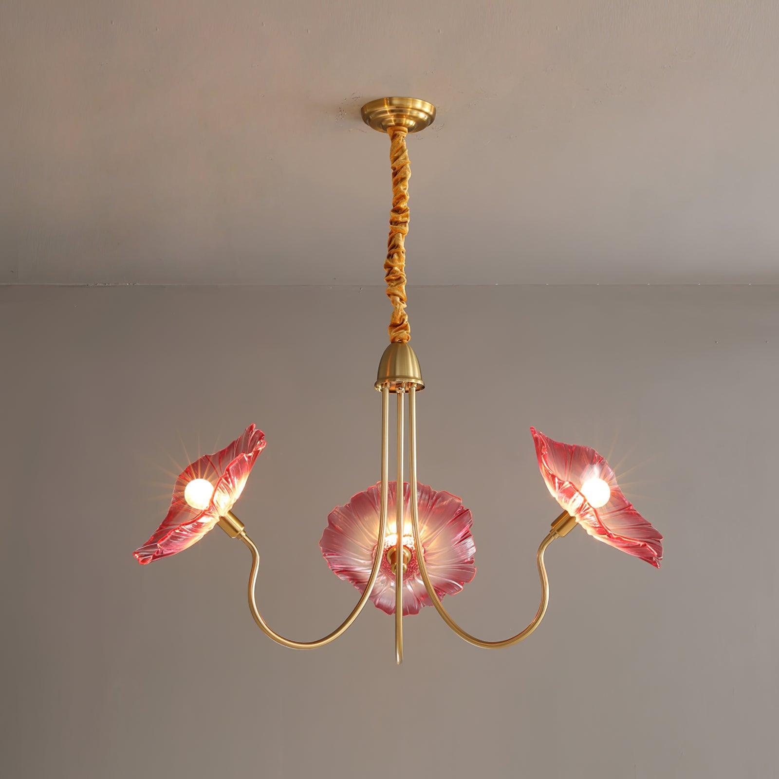 Chandelier Light Fixture | Ceiling Lamp with 3 or 6 Heads