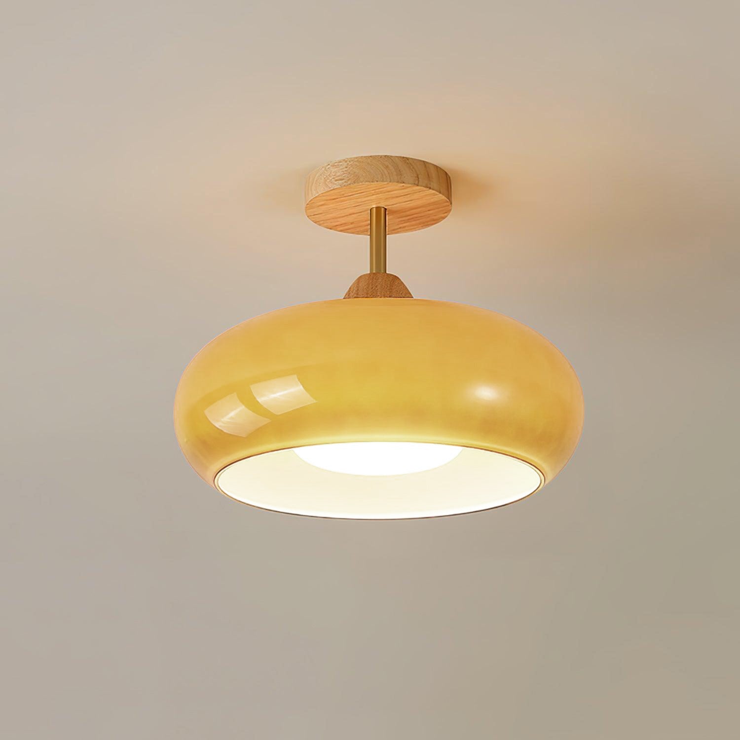 Ceiling Lights | Vintage  Bauhaus Round Dome