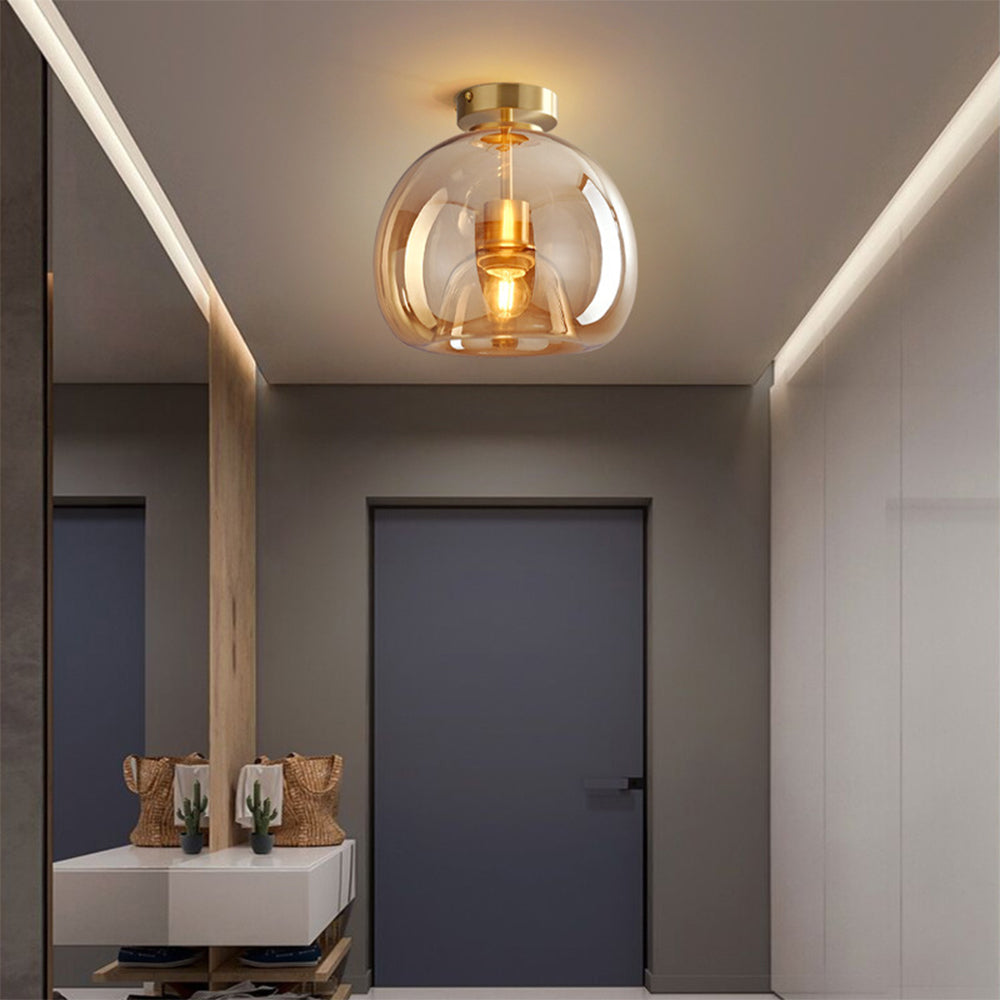 Ceiling Light | Modern Glass Globe