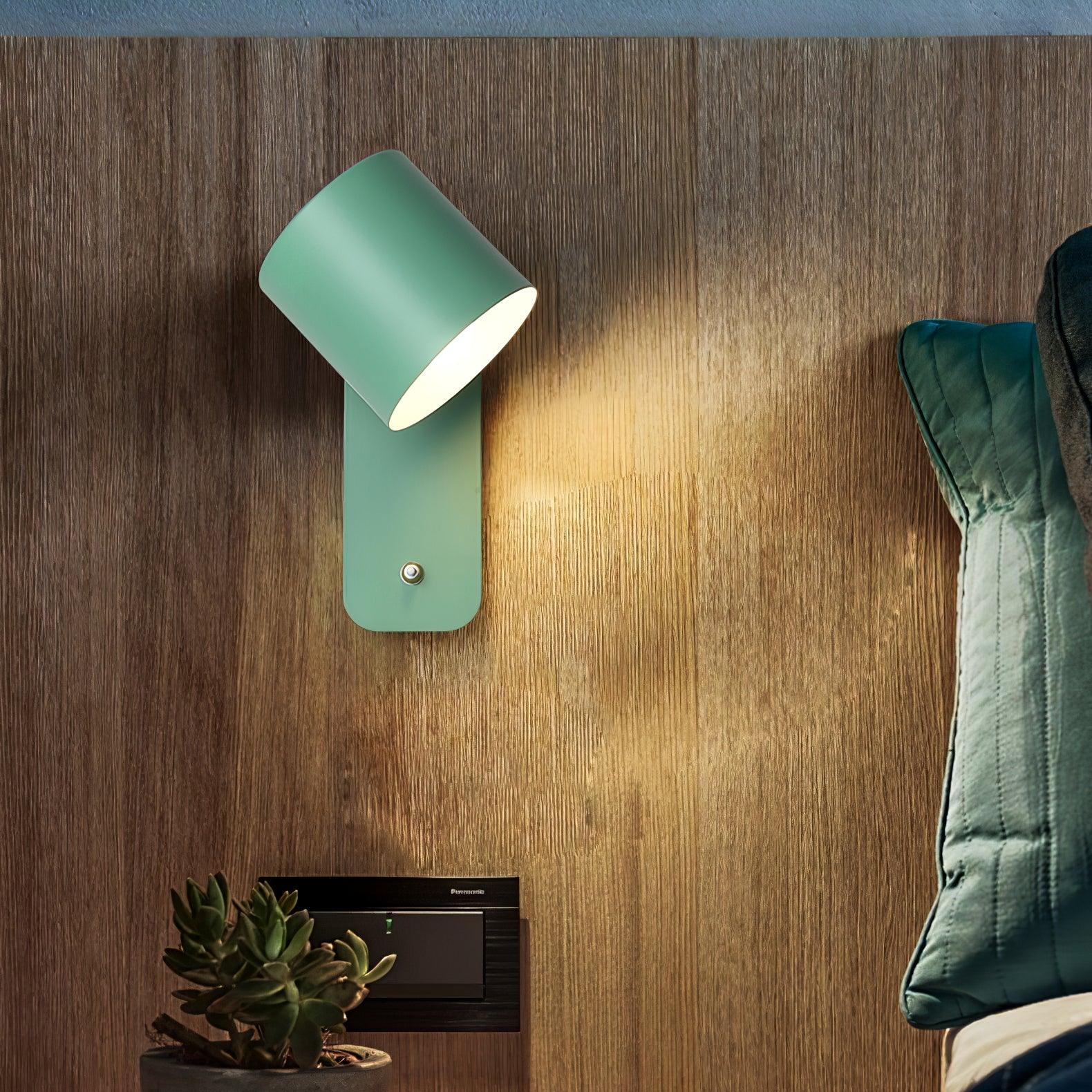 Wall Light Adjustable | Cylindrical Shade Fixture