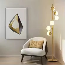 Flow Form Floor Lamp | Sculptural Design