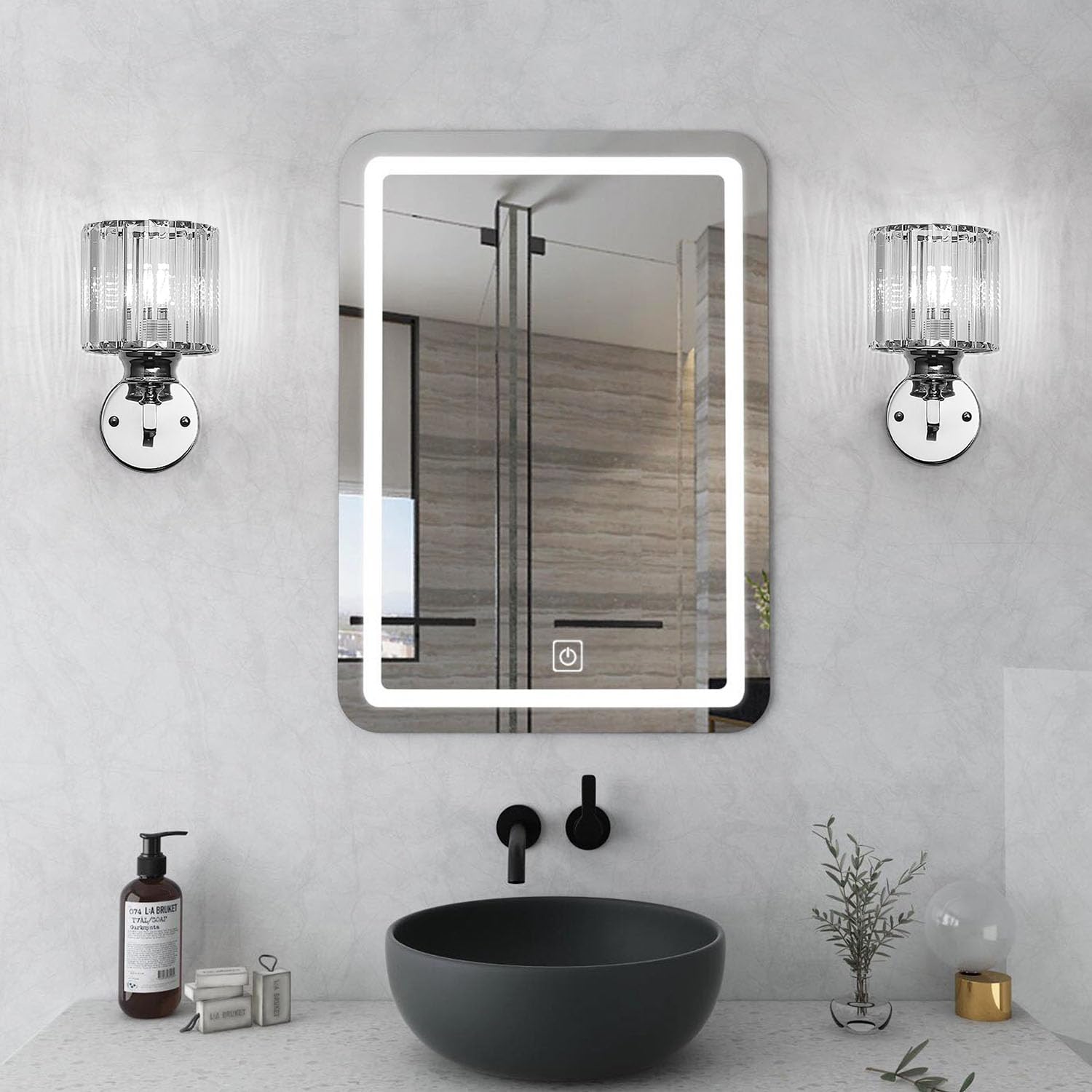 Wall Light | Textured Glass Fixture