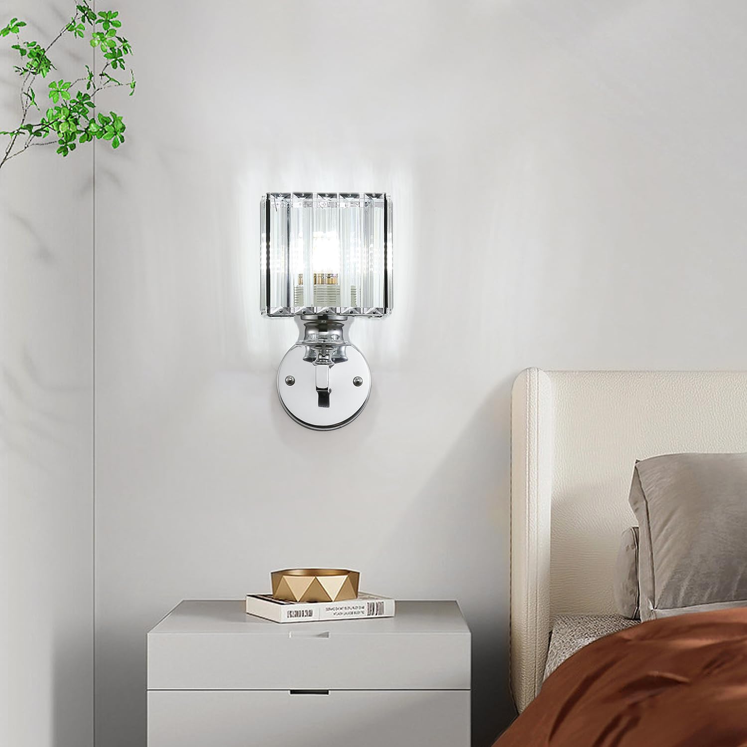 Wall Light | Textured Glass Fixture