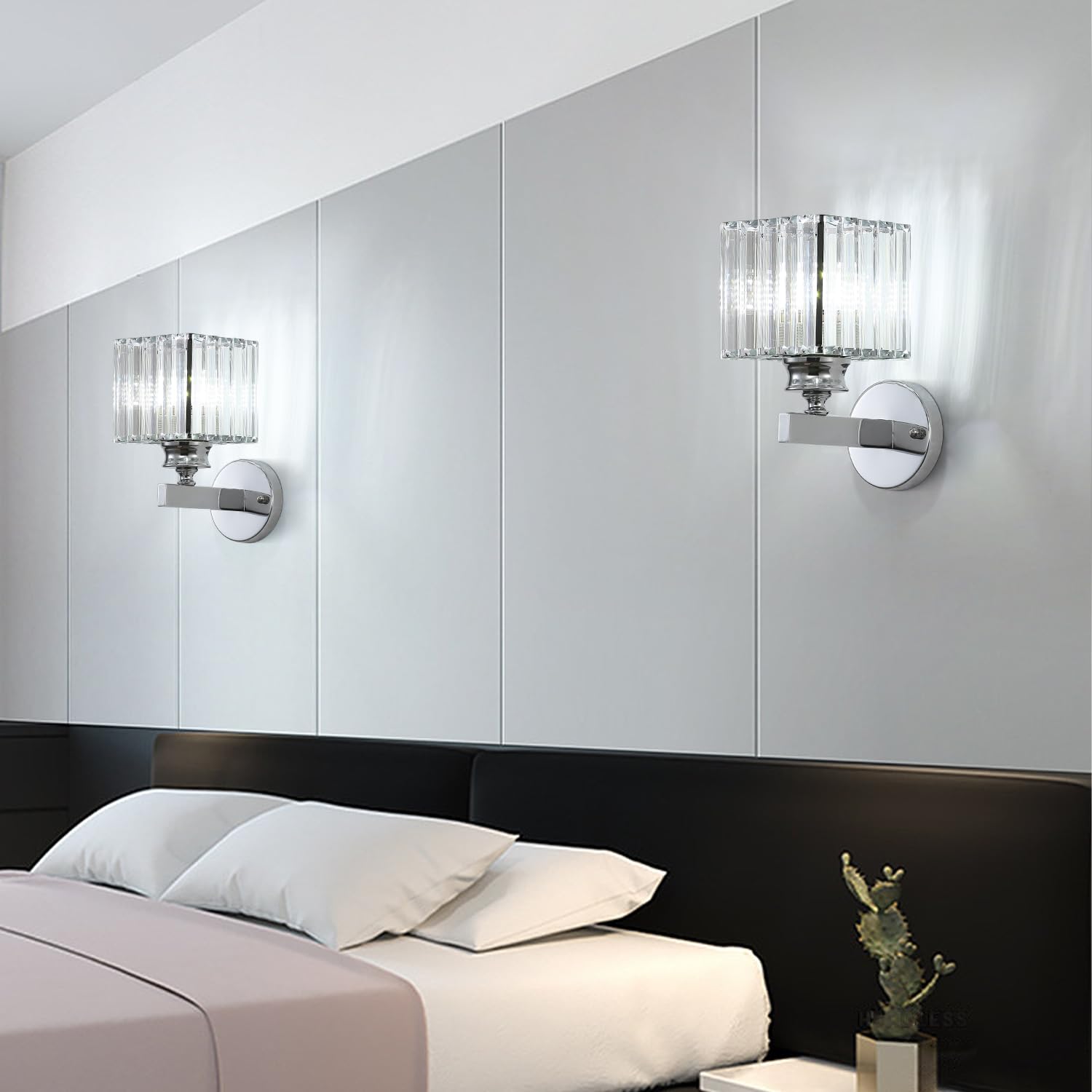 Wall Light | Textured Glass Fixture