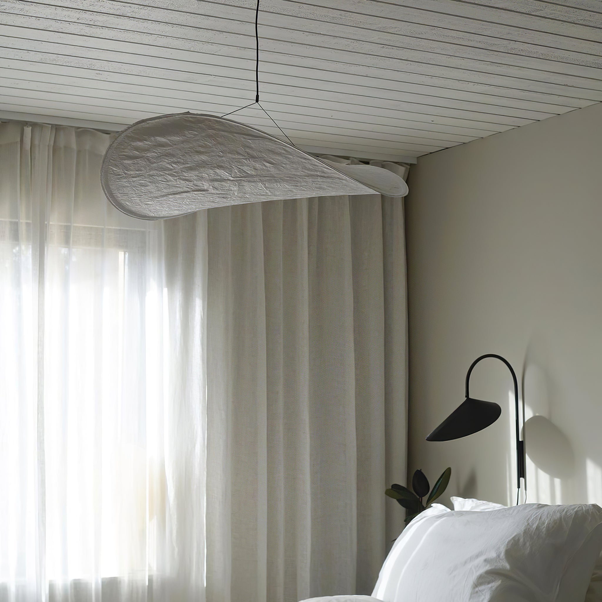 Pendant Light LED | Curved Shade Ceiling Design