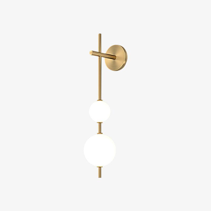 Modern Wall Light | Vertical Glass Globe