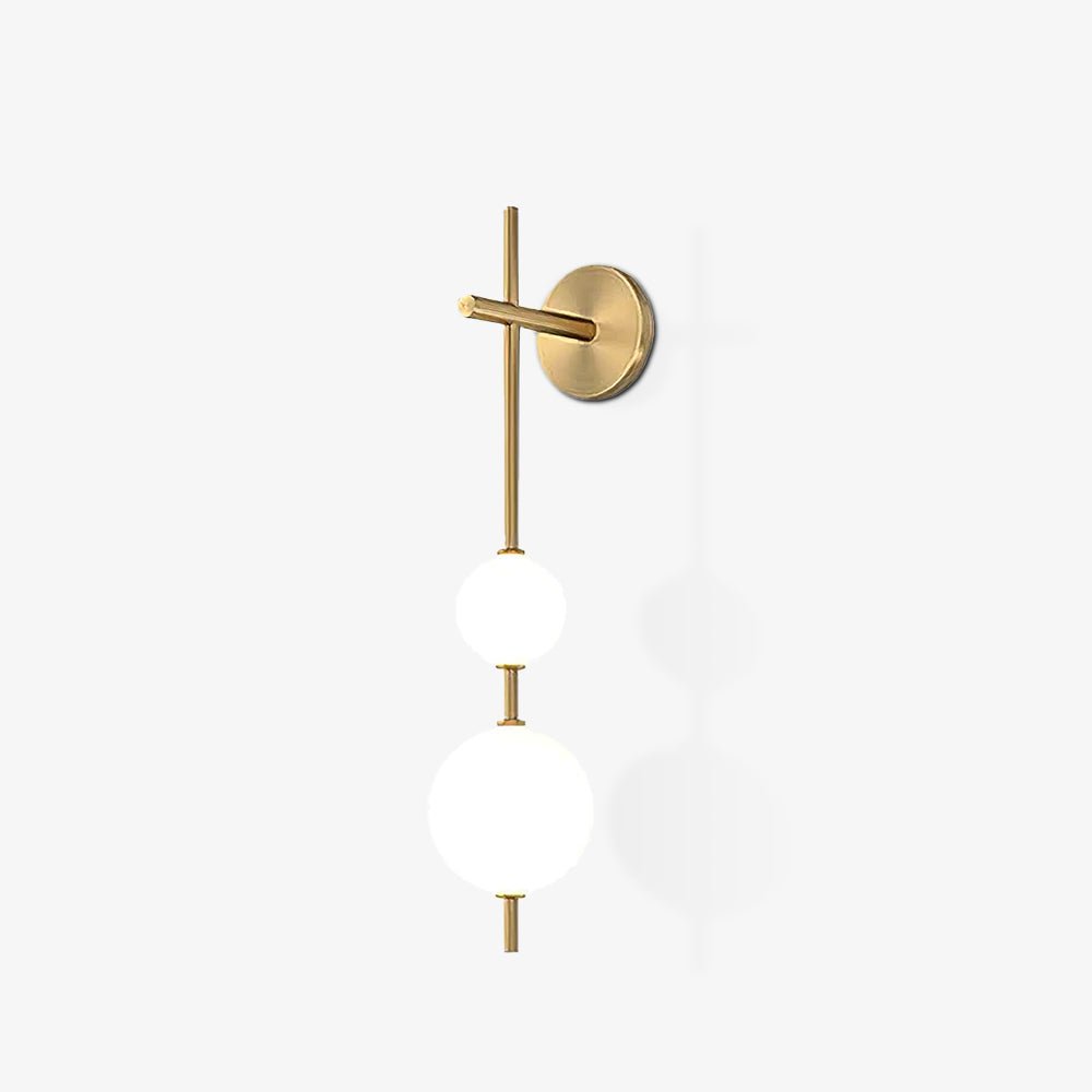 Modern Wall Light | Vertical Glass Globe