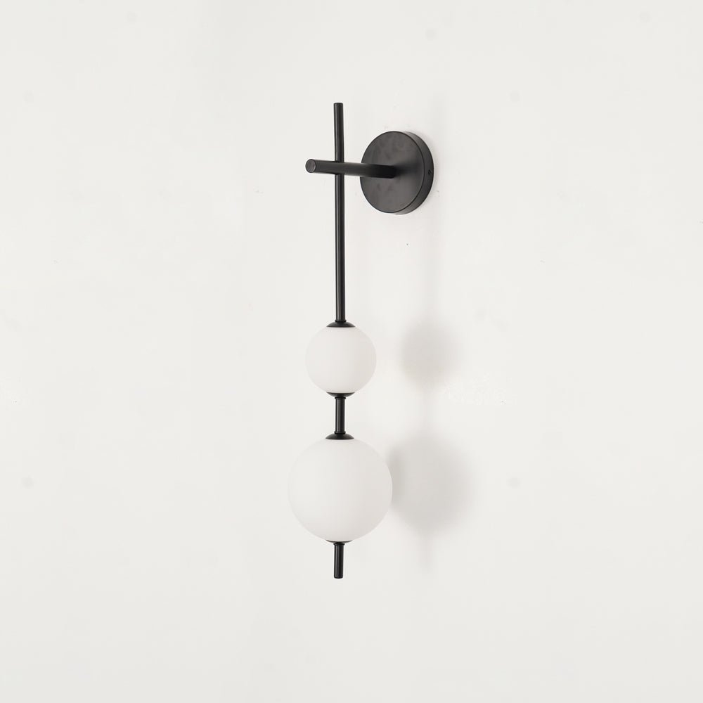 Modern Wall Light | Vertical Glass Globe
