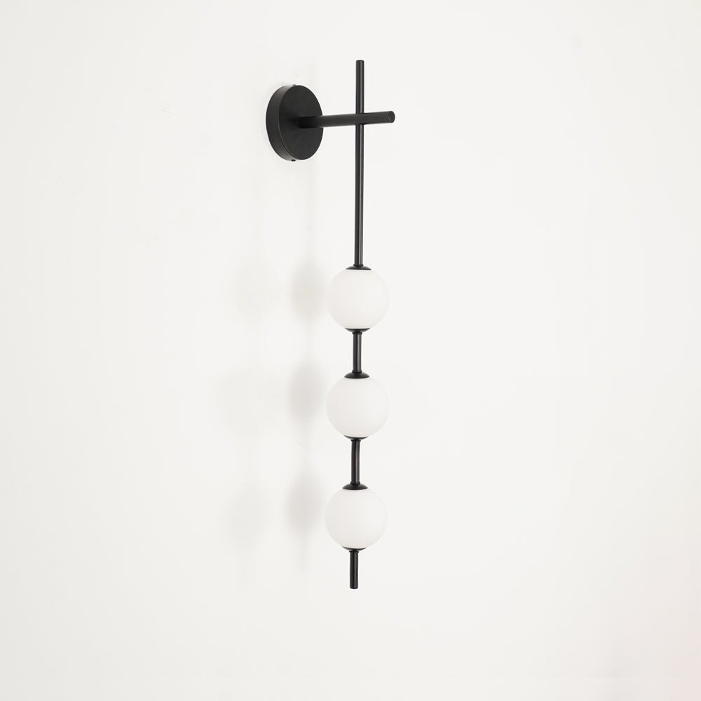 Modern Wall Light | Vertical Glass Globe
