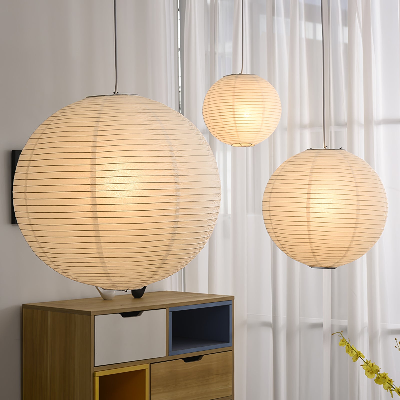 Pendant Light | Oversized Lantern Globe Design