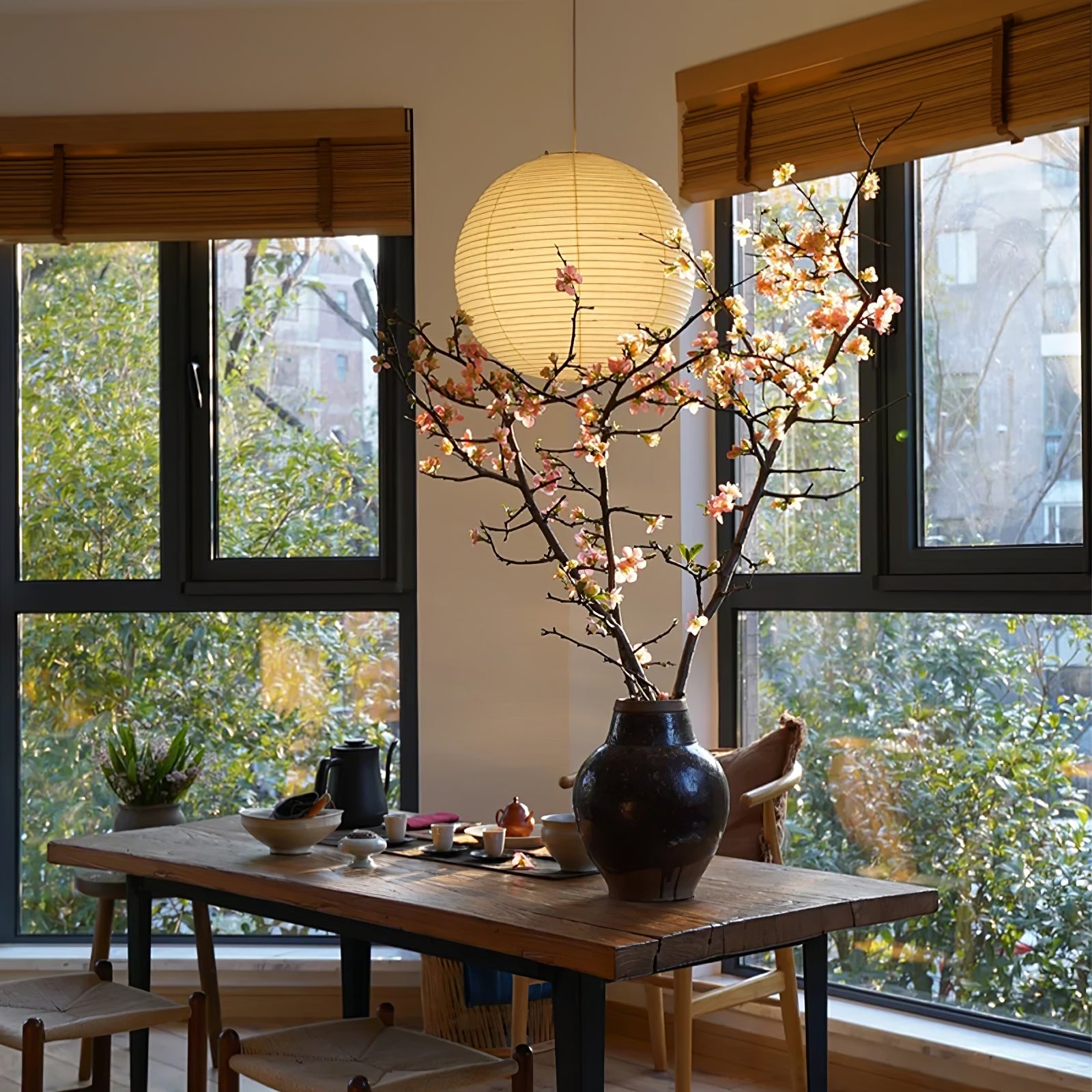 Pendant Light | Oversized Lantern Globe Design