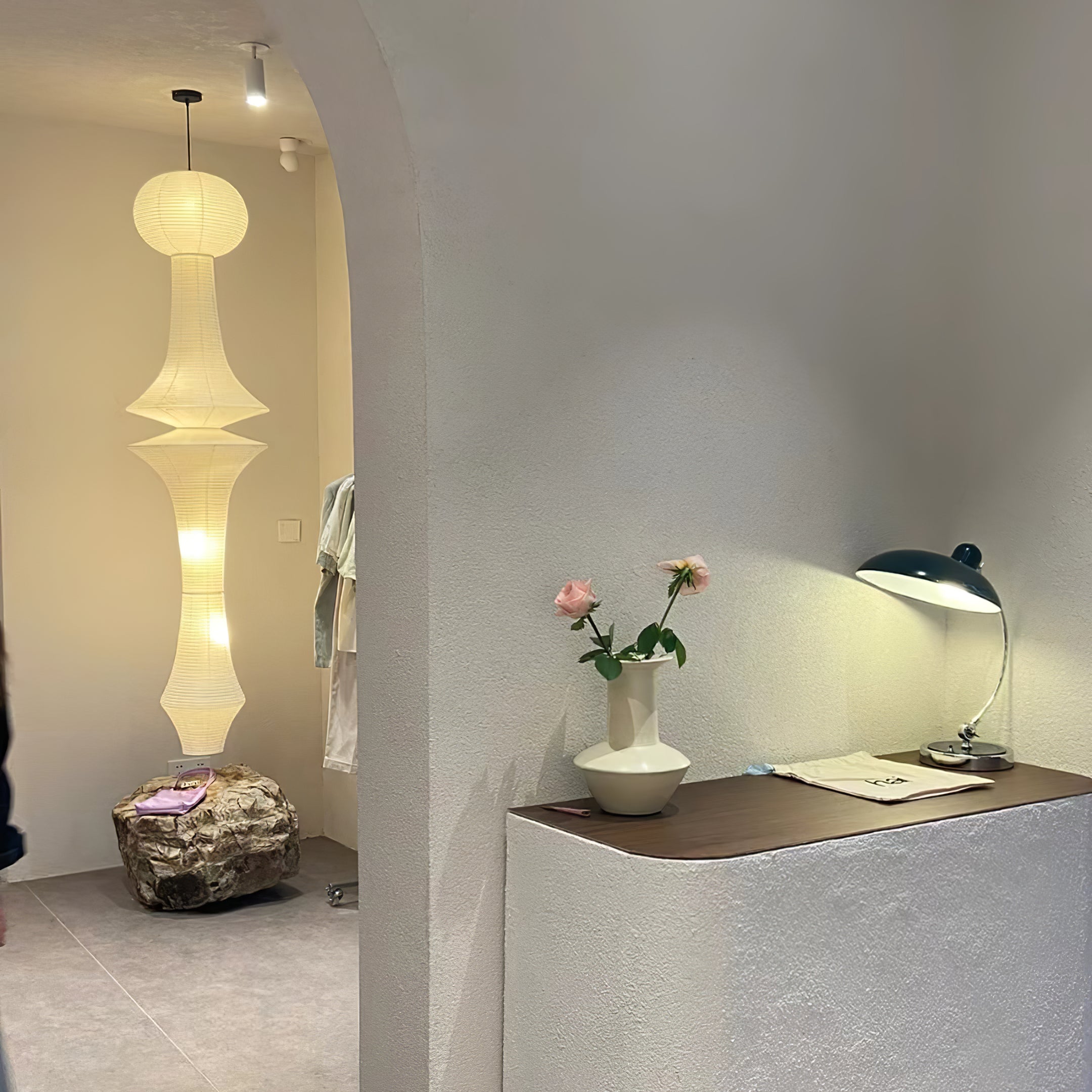 Pendant Light Sculptural Form | Ceiling Mounted Fixture
