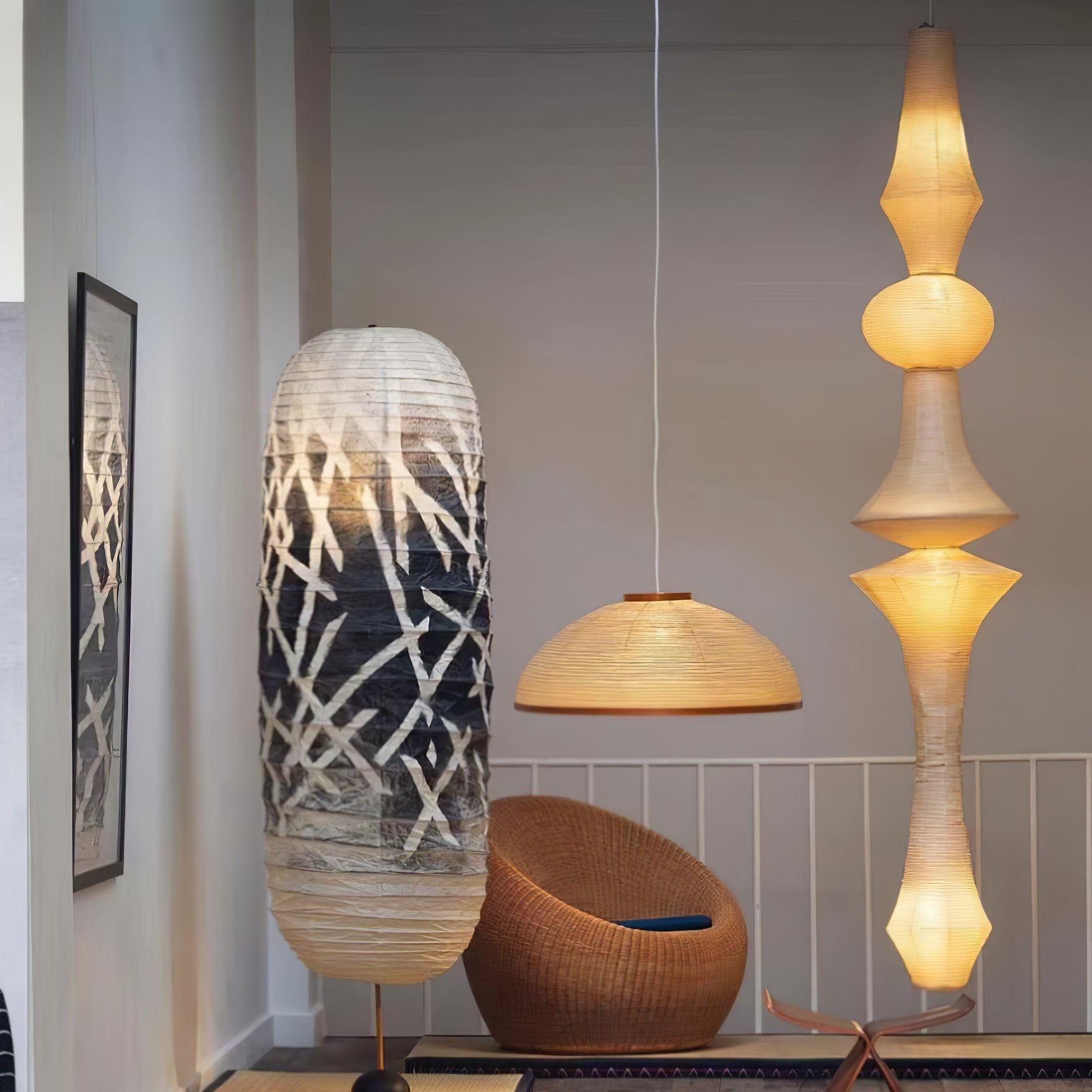 Pendant Light Sculptural Form | Ceiling Mounted Fixture