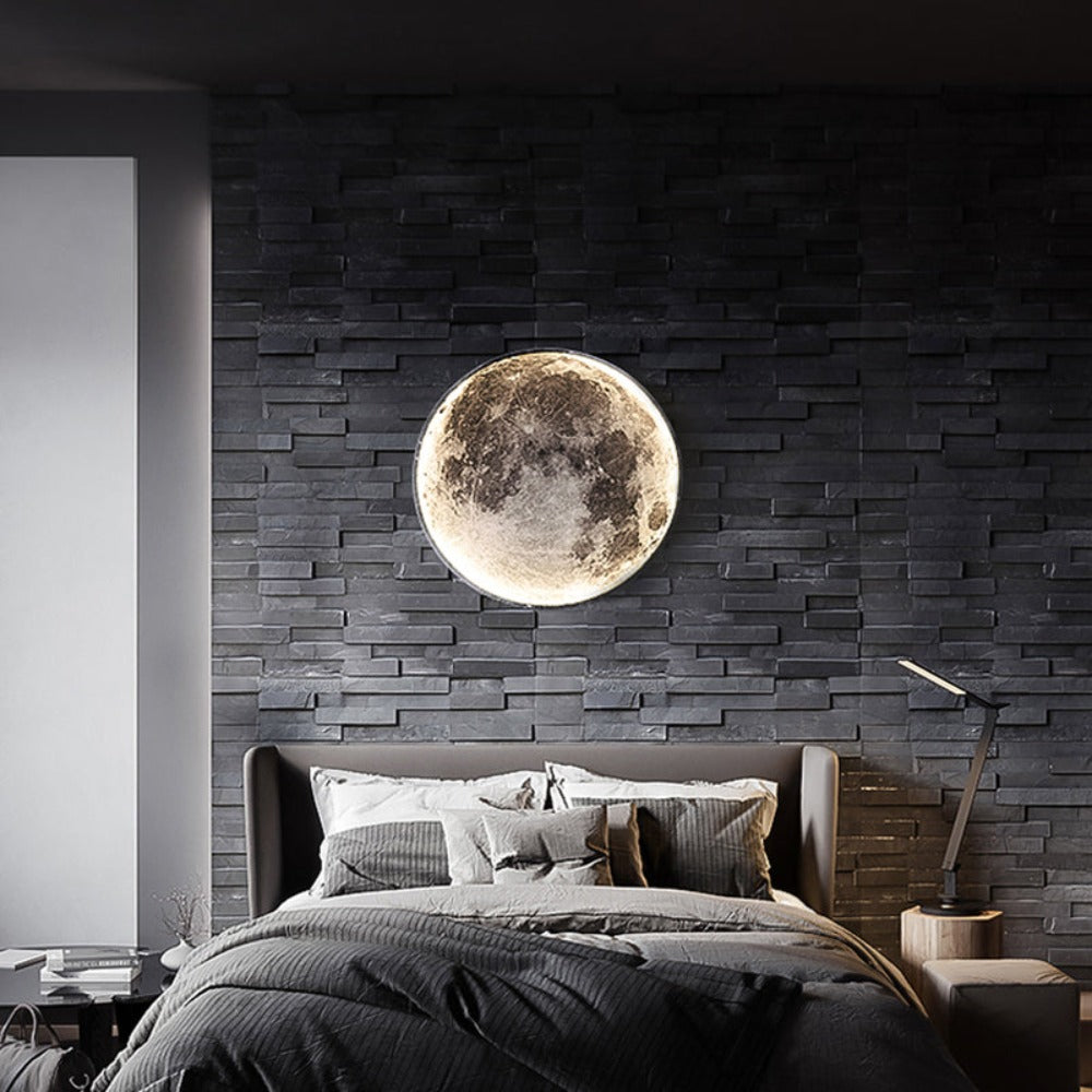 Wall Light Moon Design | Circular LED Accent