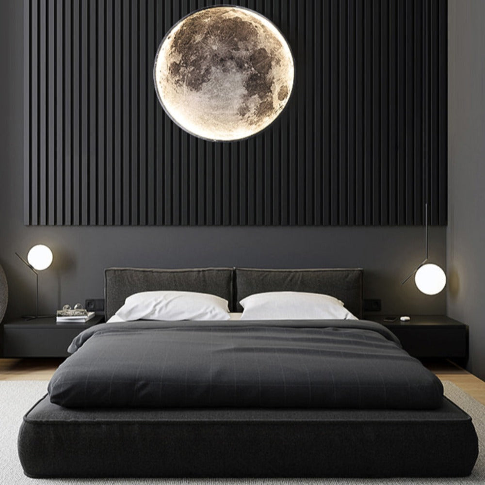 Wall Light Moon Design | Circular LED Accent
