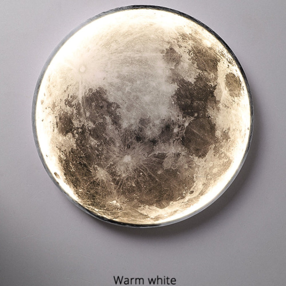 Wall Light Moon Design | Circular LED Accent